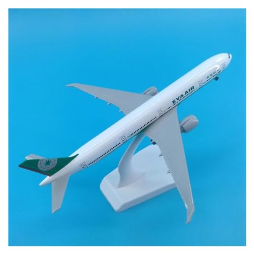 Modelo de avión EVA Air B777 escala 1:400 miniatura de aleación de 20CM CLMJHG 3