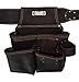 OX Pro Construction Tool Belt - 22-Pocket Leather Tool Belt Pouches - Made of Oil-Tanned Leather with Double-Stitching and Steel Rivets Morrales De Construccion OX-P263604