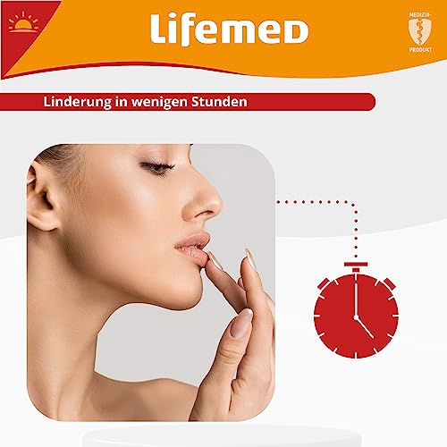 Lifemed Lippen Herpes Patch | Diskreter Schutz und beschleunigte Wundheilung für Lippenherpes Bläschen | Effektiver Herpes Patch gegen Gesichtsherpes | Nahezu unsichtbar - 60 Stück (6er Pack)