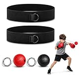 Cryptadg 2 Pezzi Palla da Boxe Riflessa, Palla da Allenamento Boxe