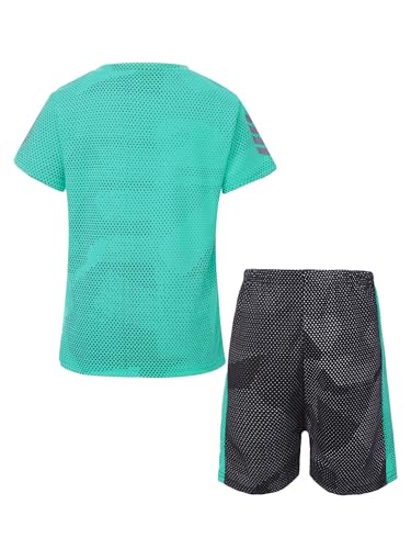 easyforever Kids Boys Sport Jerseys Outfits Football Team Training Uniform Athletic Shirt with Shorts Sets Fitness Tracksuit4