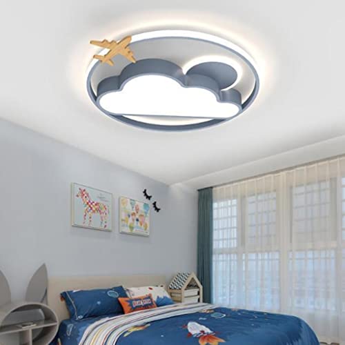 Plafonnier acrylique dimmable 55W télécommandé à intensité variable pour chambre - 2
