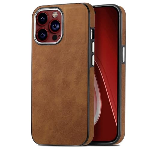 Coque antichoc en cuir PU pour iPhone 13 ProMax évitant les rayures