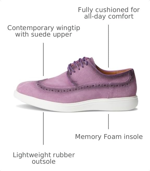 Image of Stacy Adams Trudell Wing Tip Lace-Up