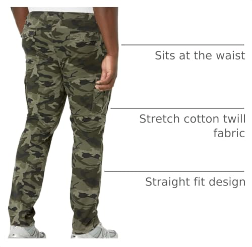 Image of Amazon Essentials Men's Straight-Fit Breathable Stretch Cargo Pants (Available in Big & Tall)