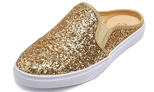 Image of FEVERSOLE Women's Sport Mules Slip On Loafers Fashion Backless Sneakers