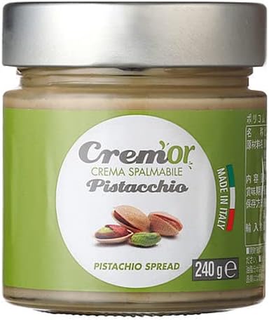 Polycom Pistachio Spread, 8.5 oz (240 g) x 6 Pieces, Featured Pistachio Paste, Pistachio Cream