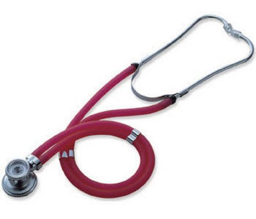 Twin Tube Stethoscope (Sprague Rappaport) (Red)