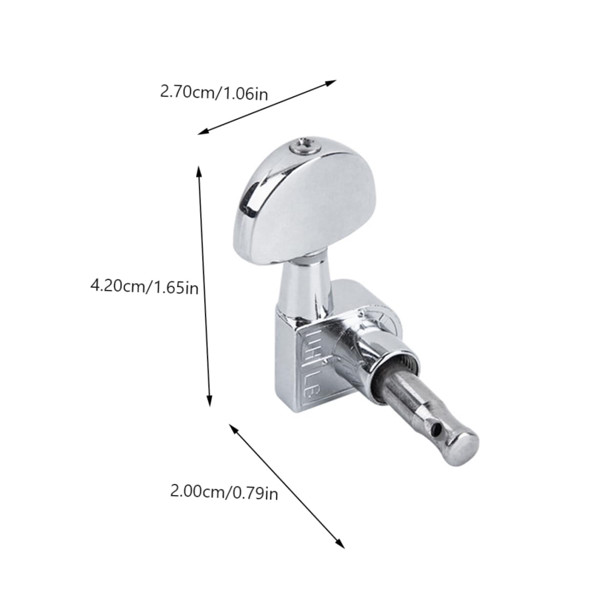 Yardwe 6Pcs Guitar String Winder Durable Guitar Nut Reeling Tool for Electric Guitar Acoustic Guitar Banjos Bass Quick Easy String Changing Accessory