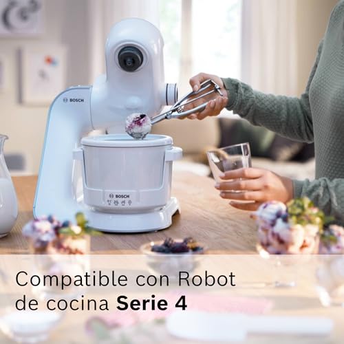 Bosch - Accesorio Heladera Compatible con Robots de Cocina MUM5, Blanco, MUZ5EB2 - imagen 3