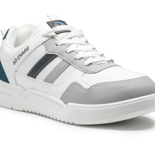 Image of ASIAN Men CRUZER-01 Stylish Casual Mid Top Sneakers and Trendy Shoes with Laces for Men & Boys | Perfect for Wearing to Outings, and Comfortable All-Day Use, Stylish and Durable