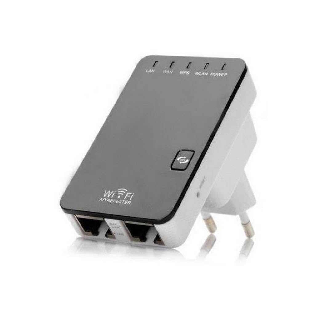 MINI ROUTER WIRELESS N FUNZIONE WPS ACCESS POINT E RIPETITORE WIFI 300 MBPS