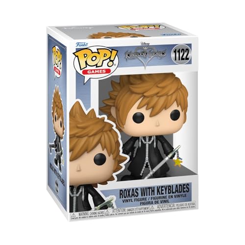 Funko Pop! Games: Kingdom Hearts - Roxas with Keyblades - Collectable Vinyl Figure - Gift Idea - Official Merchandise - Toys for Kids & Adults - Movies Fans - Model Figure for Collectors