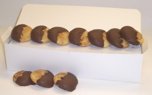 Scott's Cakes Half-Dipped Sniker Doodle Cookies with Milk Chocolate in a White Gourmet Box
