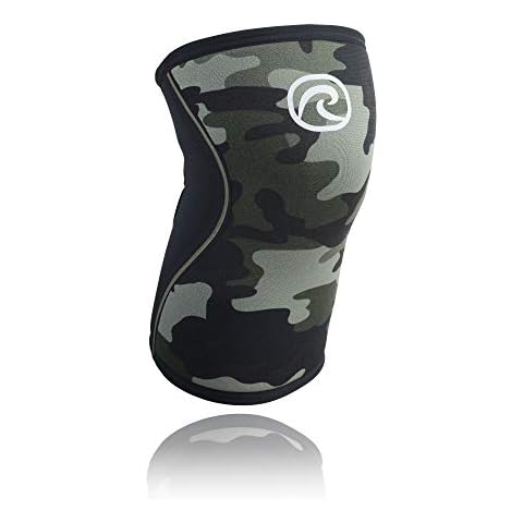 Rehband Unisex Knee Support Bandage Knee Support Sleeve 5mm - M (Camo) Cover