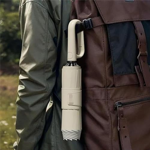 Parapluie coupe-vent doté d'une boucle créative et d'une structure durable renforcée