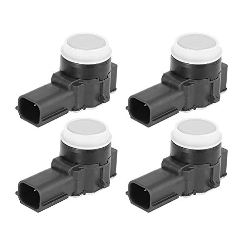 X AUTOHAUX 4pcs 52050134 Car Bumper Gray PDC Parking Reverse Sensor for Chevrolet Silverado Tahoe for GMC Sierra for Buick for Cadillac