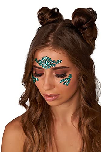 Diamants pour le visage strass - Pour le visage - Vert émeraude Cover