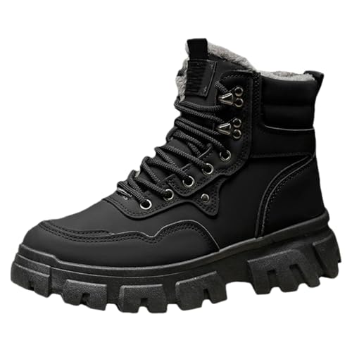 Chaussures de marche doublées de fourrure contre le froid hivernal