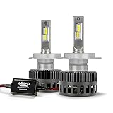 LASFIT LS H4/9003/HB2 LED Headlight Bulbs-Flip Chips/Adjustable Beam-90W 10000LM 6000K-Dual Hi/Lo Beam Bulbs-2Yr Warranty