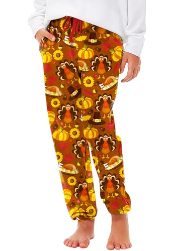 Image of Deerose 4th of July Pants American Flag Drawstring Sweatpants with Pockets 5-14 Years