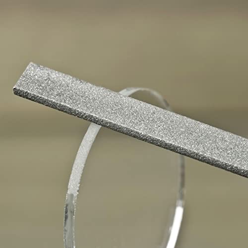 Harfington Diamond Coated File 10 Inch 80 Grits Square Files Tools With Plastic Handle For Metal Glass Wood Stone Grinding Polishing Engraving #TOP6