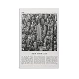 New York City Print Black And White Downtown, New York Wall Art, New York Poster Photo, NYC Black And White Poster Print Print Poster Wall Art Canvas Artwork Wall Decor Prints Unframe:12x18inch(3