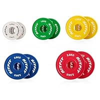 Amazon | RIFTIT ラバー製 重量プレート チェンジプレート バーベル