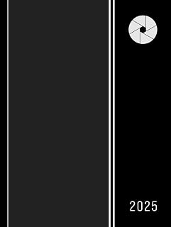 Photographer appointment book 2025: Hardcover photography appointments 2025: Events, weddings, studio - Month to view calendar / daily appointments (6am - 9pm. 15 min increments) ) + contacts & notes