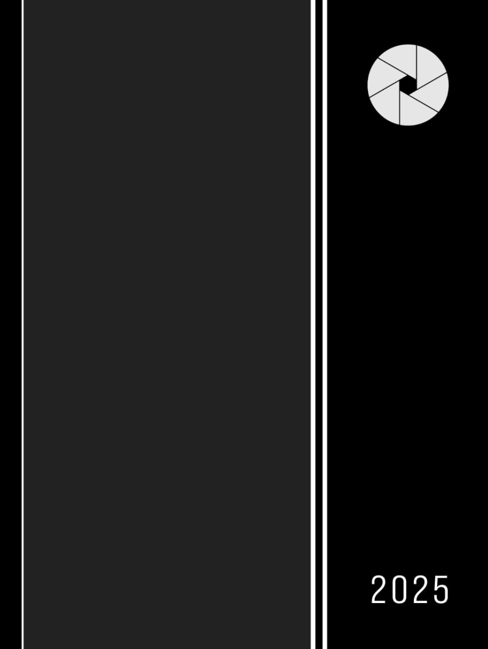 Photographer appointment book 2025: Hardcover photography appointments 2025: Events, weddings, studio – Month to view calendar / daily appointments (6am – 9pm. 15 min increments) ) + contacts & notes