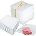 Produktbild WJMY Luftpolsterfolie Verpackungsmaterial Knallfolie 50Stk Verpackung Taschen Bubble Wrap Umzugskartons Polsterfolie Umzugsfolie für Umzug und Versand Moebelschutz Geschirr Gläser (20x20cm)