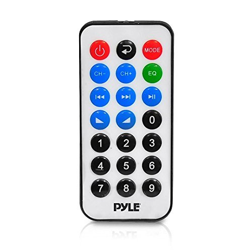 Pyle PDA6BU Amplifier Receiver Stereo, Bluetooth, AM/FM Radio, USB Flash Reader, Aux input LCD Display, 200 Watt With Dual LU43PW Indoor/Outdoor Speakers Bundle With Enrock 50ft 16g Speaker Wire
