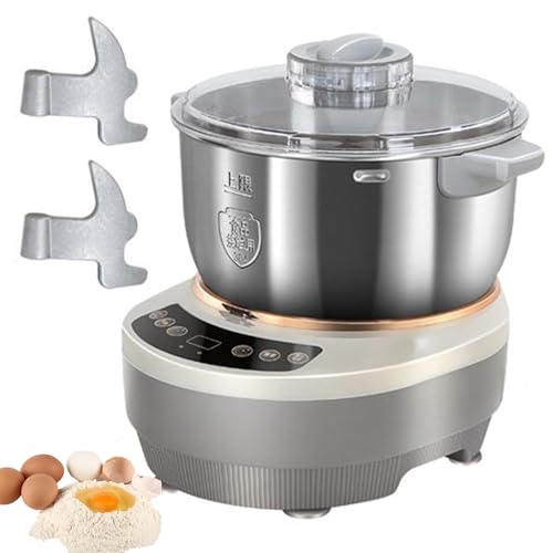 Dough Kneading Machine, 200W Pizza Dough Mixer with Ferment Function, 7L Large Capacity 304 Stainless Steel Bucket, Easy Cleaning, Professional Dough Mixer for Home Baking