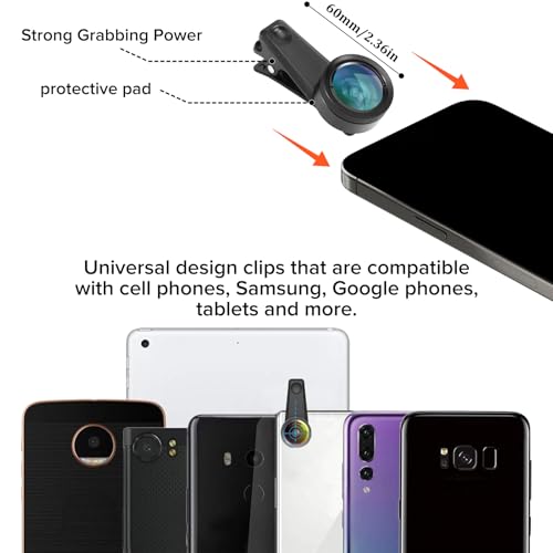 Kit de objetivo para teléfono móvil que soluciona fotos recortadas con gran angular de 140 grados 7