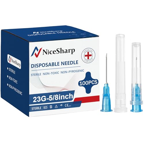 ISOPEN 100PCS 23Ga 5/8 inch(16mm) for Refilling Ink
