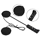 Fydun Motorrad Bluetooth Headset 1 Paar Wasserdicht Wireless Stereo Motorrad BT Headset Headset Lautsprecher Unterstützen Freisprechen Schwarz