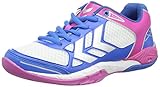  hummel Damen Omnicourt Z4 Womens Hallenschuhe, White/Rose Violet/Directoire B, 4 EU