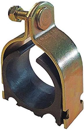 Super-Strut Steel Channel Cushioned Clamp, Electro Galvanized Finish - V120NEO 7/8Y