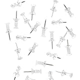 MUUZLL Pin, 200Pcs Clear Push Pins, 3/8-Inch Steel Tip & 1/2-Inch Plastic Tip, Heavy Duty, Rustproof, Minimalist Style, Perfect for School & Office Use