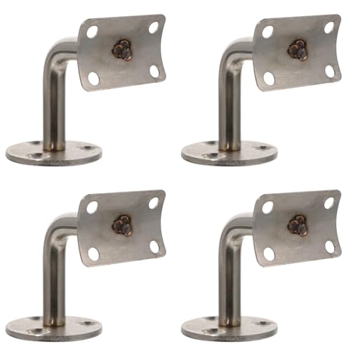 Soportes de barandilla Beavorty de acero inoxidable 304 en forma de L para escaleras