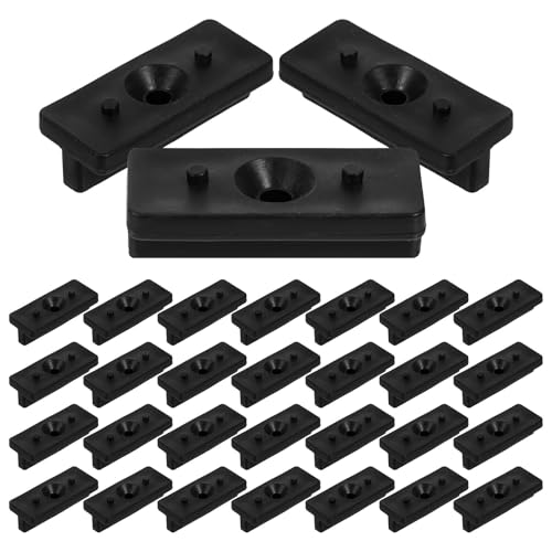 TOBBOMEY 100pcs Outdoor Pe Composite Decking Fasteners 6mm T