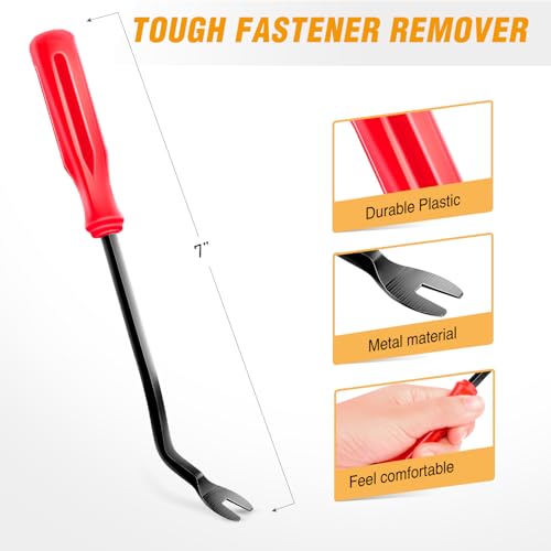 image for GOOACC 46Pcs Plastic Poly Rivet Gun Set Pop Rivet Assortment Set 40Pcs