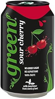 Green Mocktails, Mojito Flavour, Alcohol Free Soft Drink, No Calories, No Sugar Drink, Bulk Pack of 24 Cans x 330 ml