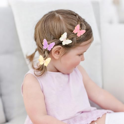 10 Pinzas Mariposa para cabello de niñas y mujeres miniatura 3