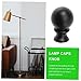 DOITOOL 12pcs Decorative Lamp Finial Caps for Table and Floor Lights Knob Accessories for Lampshade Stylish Design No Trim