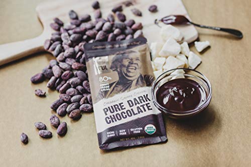 K'ul Chocolate Bars | 5 Pack Pure Dark Chocolate 80% Cacao | Organic, Vegan Chocolate, Gluten Free, Soy Free, Non-Gmo, Bean-To-Bar, Fair Trade Dark Chocolate #TOP5