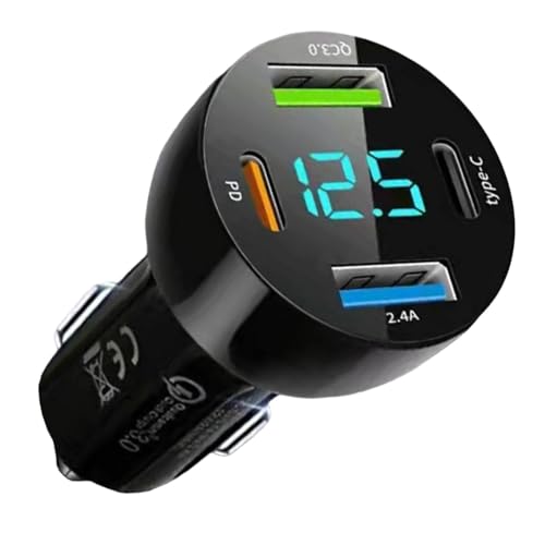 Caricabatteria da da da da auto veloce 152.5 W caricatore per da da da auto per telefoni cellulari caricabatterie da da da da auto con porte multiple portatile per più dispositivi