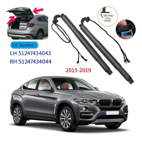Entretoises de hayon BMW X6 F16 amortisseur de coffre haute durabilité 1 paire