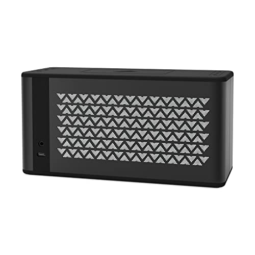 Image of Victrola Music Edition 2 Tabletop Bluetooth Speaker, IP67 Water and Dust Resistant, 20 Hour Battery Life, Multi-Speaker Pairing, Premium Sound and Passive Bass Radiator, Black