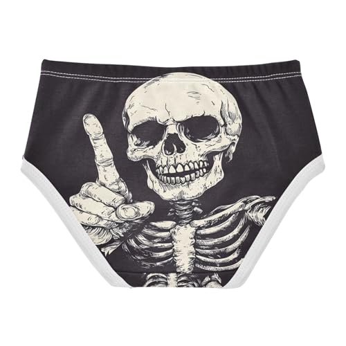 Gothic Skull Skeleton Funny Toddler Girls's Underwear 2T 202b90392